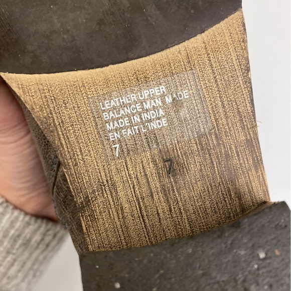 Seychelles || Castanets Moto Boots in Grey Taupe Ankle Booties Buckles 7 - Picture 11 of 12